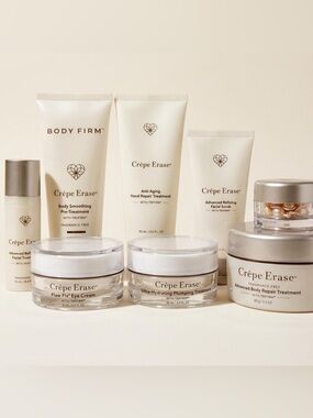 Crepe Erase New Sealed 8 Pc Skincare Bundle Body Face Eye Hand